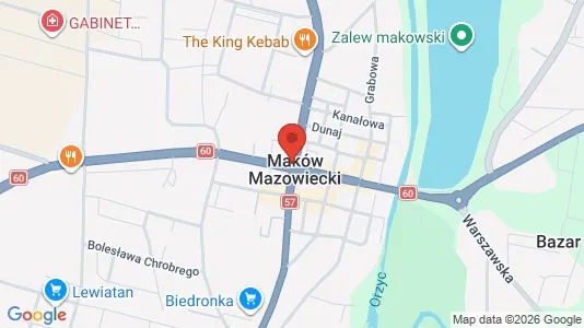 Büros zur Miete i Makowski - kort over placeringen