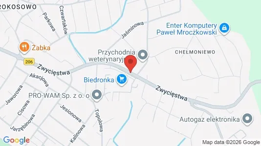 Lokale biurowe Do wynajęcia i Koszalin - kort over placeringen
