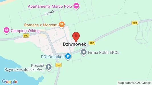 Büros zur Miete i Kamieński - kort over placeringen