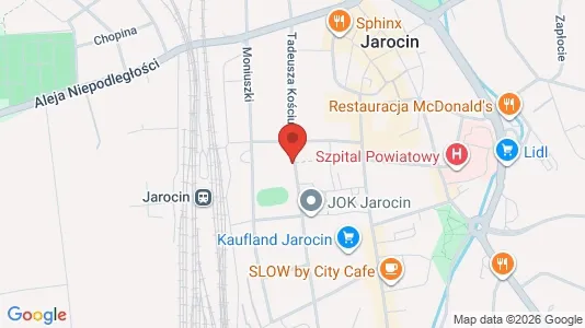 Lokale biurowe Do wynajęcia i Jarociński - kort over placeringen