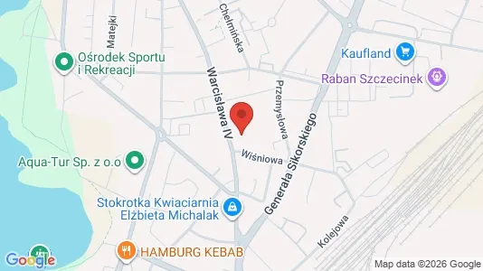 Kontorlokaler til leje i Szczecinecki - kort over placeringen