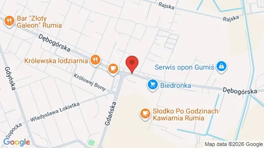 Kontorer til leie i Pucki - kort over placeringen