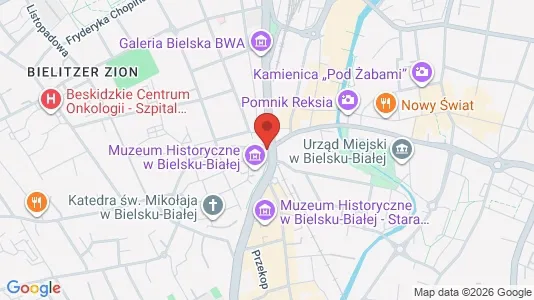 Lokale biurowe Do wynajęcia i Bielsko-Biała - kort over placeringen