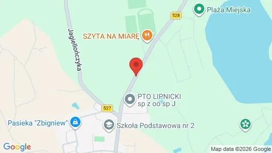 Office spaces for rent i Ostródzki - kort over placeringen