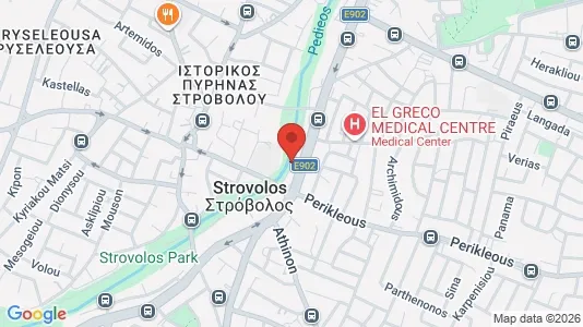 Nieruchomości komercyjne Na sprzedaż i Nikozja Strovolos - kort over placeringen