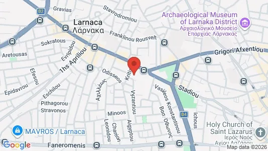 Kantorruimte te koop i Larnaca - kort over placeringen