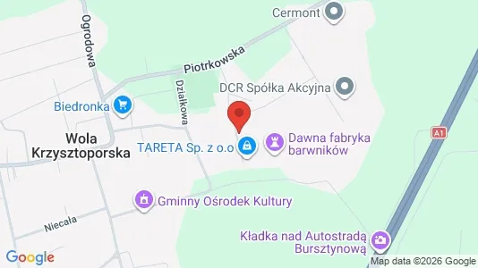 Espacios de oficina En alquiler i Piotrkowski - kort over placeringen