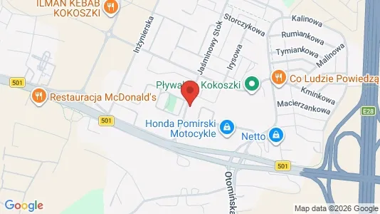 Office spaces for rent i Gdańsk - kort over placeringen