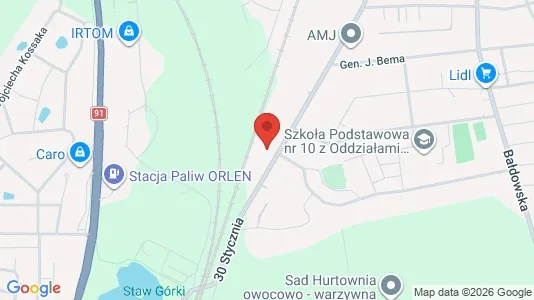 Lokale biurowe Do wynajęcia i Tczewski - kort over placeringen