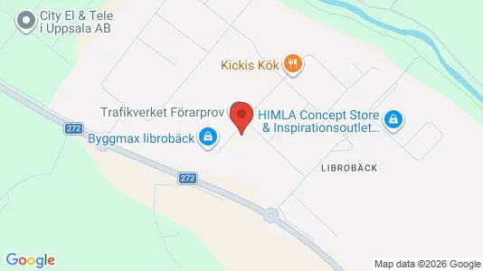 Industrial properties for rent i Uppsala - kort over placeringen