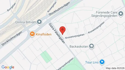 Lokaler til leje i Kirseberg - kort over placeringen