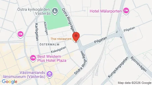 Warehouses for rent i Västerås - kort over placeringen