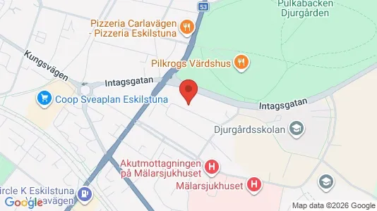 Gewerbeflächen zum Kauf i Eskilstuna - kort over placeringen