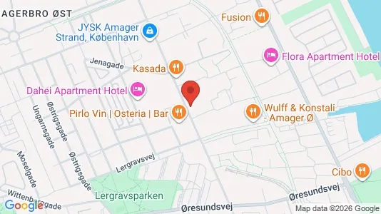 Lokaler til salg i København S - kort over placeringen