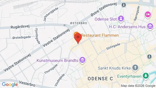 Toimistotilat Vuokrattavana i Odense C - kort over placeringen