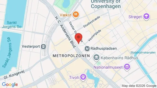 Büros zur Miete i Vesterbro - kort over placeringen