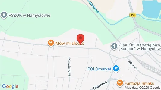Kontorlokaler til leje i Namysłowski - kort over placeringen