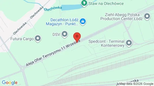 Lokale biurowe Do wynajęcia i Łódź - kort over placeringen