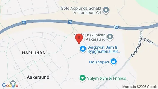 Commercial properties for sale i Askersund - kort over placeringen