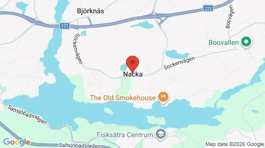 Kontorlokaler til leje i Nacka - kort over placeringen