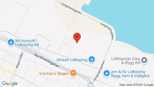 Commercial properties for sale i Lidköping - kort over placeringen