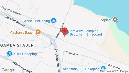 Commercial properties for sale i Lidköping - kort over placeringen