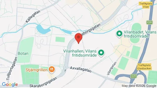 Commercial properties for sale i Skara - kort over placeringen