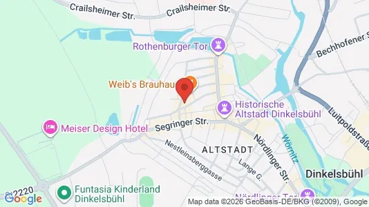 Gewerbeflächen zur Miete i Ansbach - kort over placeringen