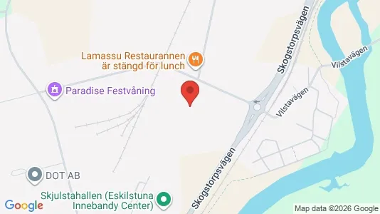 Commercial properties for rent i Eskilstuna - kort over placeringen