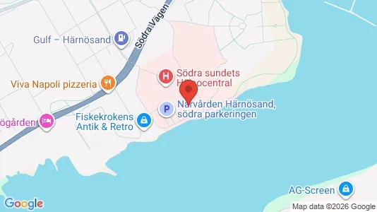Büros zur Miete i Härnösand - kort over placeringen