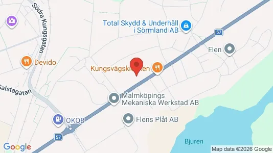 Propiedades industriales En alquiler i Flen - kort over placeringen