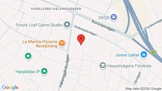 Commercial properties for rent i Falun - kort over placeringen