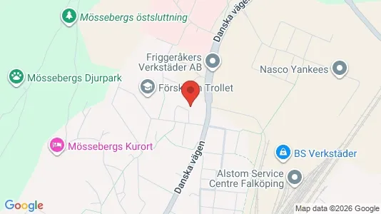 Gewerbeflächen zur Miete i Falköping - kort over placeringen
