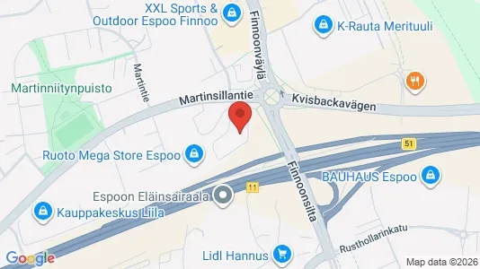 Magazijnen te huur i Espoo - kort over placeringen