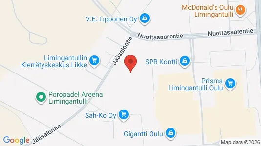 Lager zur Miete i Oulu - kort over placeringen