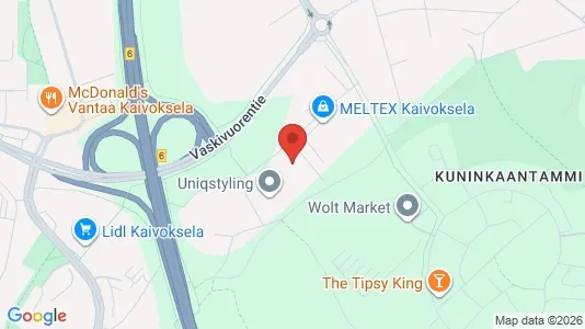 Almacenes En alquiler i Vantaa - kort over placeringen