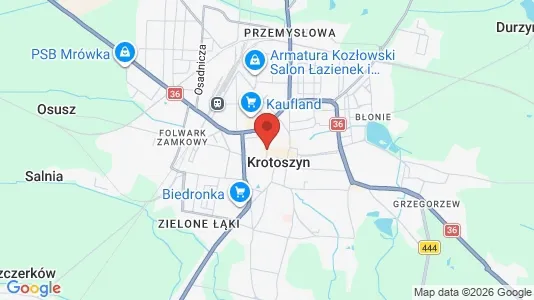 Lokale biurowe Na sprzedaż i Krotoszyński - kort over placeringen