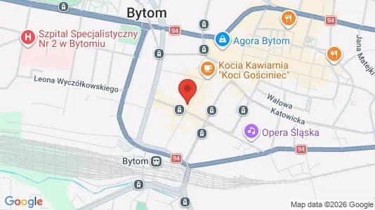 Kantorruimte te koop i Bytom - kort over placeringen