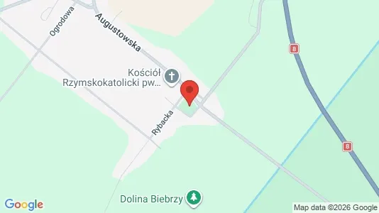 Kontorslokaler till salu i Augustowski - kort over placeringen