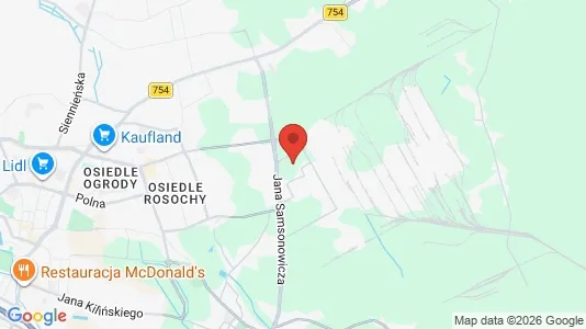 Espacios de oficina En venta i Ostrowiecki - kort over placeringen