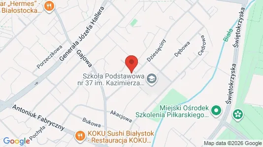Büros zum Kauf i Białystok - kort over placeringen