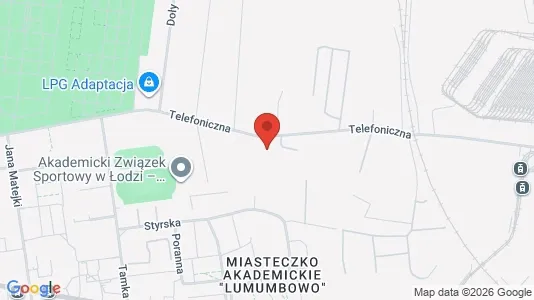 Kontorlokaler til salg i Łódź - kort over placeringen