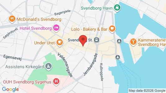Gewerbeflächen zum Kauf i Svendborg - kort over placeringen