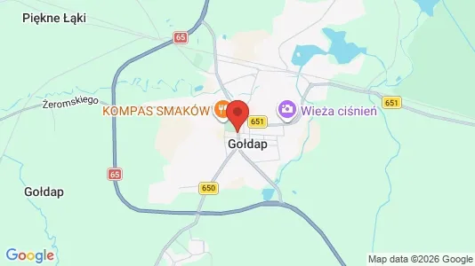 Espacios de oficina En venta i Gołdapski - kort over placeringen