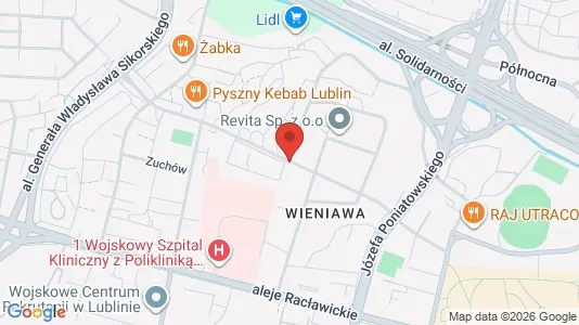 Office spaces for sale i Lublin - kort over placeringen