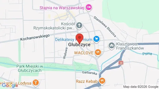 Espacios de oficina En venta i Głubczycki - kort over placeringen