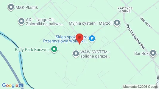 Espacios de oficina En venta i Cieszyński - kort over placeringen