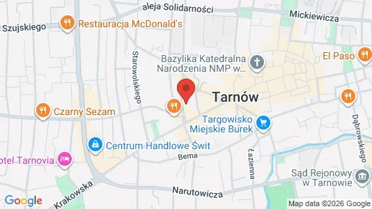 Espacios de oficina En venta i Tarnów - kort over placeringen