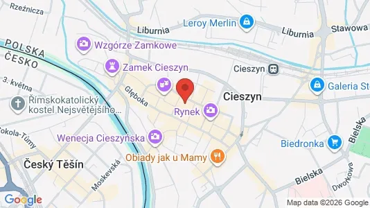 Espacios de oficina En venta i Cieszyński - kort over placeringen