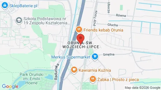 Toimistotilat Vuokrattavana i Gdańsk - kort over placeringen